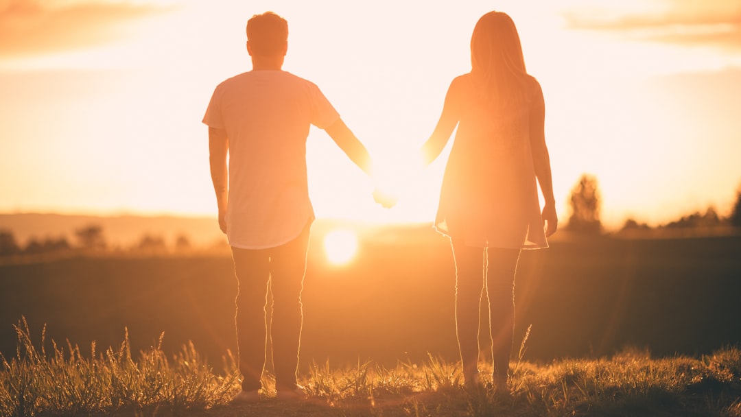 Together at sunset